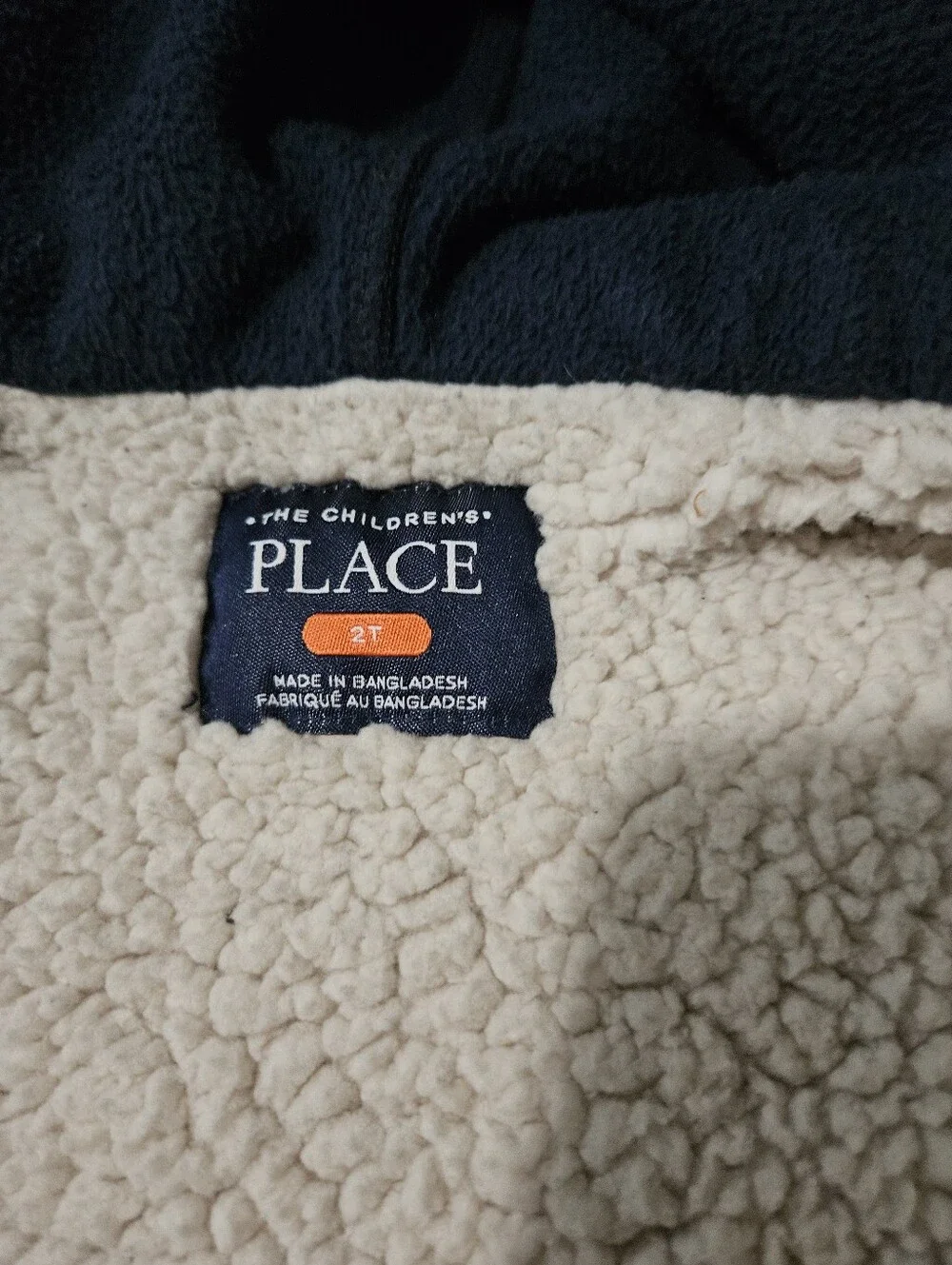 The Childrens Place 2T Faux Sherpa Lined Shacket